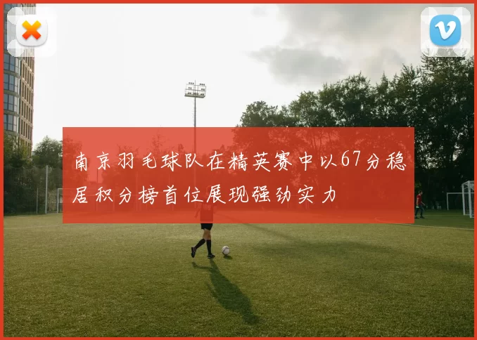 南京羽毛球队在精英赛中以67分稳居积分榜首位展现强劲实力