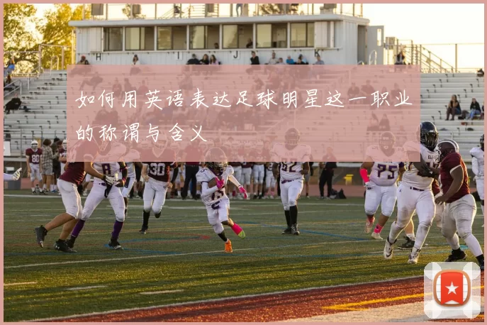 如何用英语表达足球明星这一职业的称谓与含义